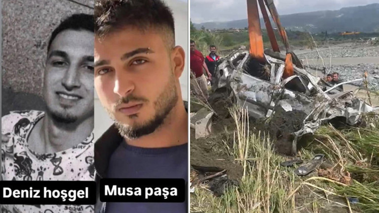 Hataydaki sel felaketi: Kaybolan 2 genç aranıyor