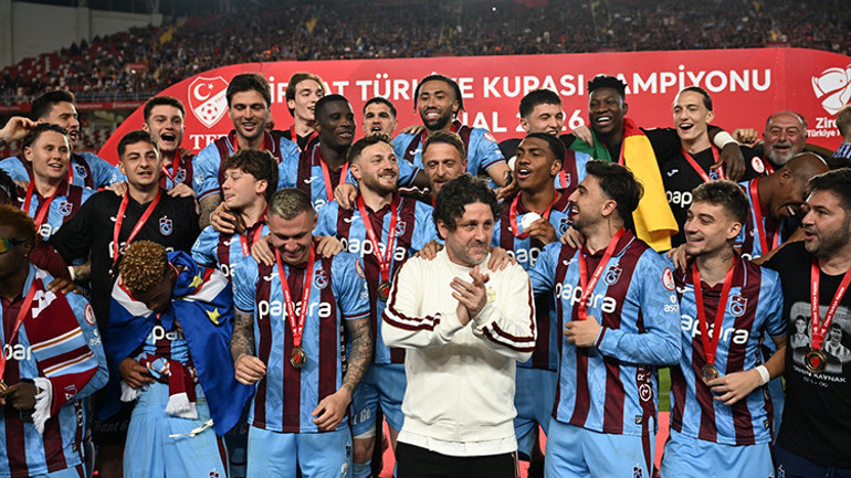 Trabzonsporun kupa zaferi sonrası açıkladı Tarihi bir dönüm noktasıydı Takımın yarısından fazlası