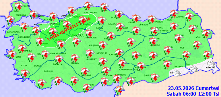 45 il için sarı kodlu alarm Meteoroloji bölge bölge uyardı: Kuvvetli yağış geliyor | Bayram tatilinde hava nasıl olacak