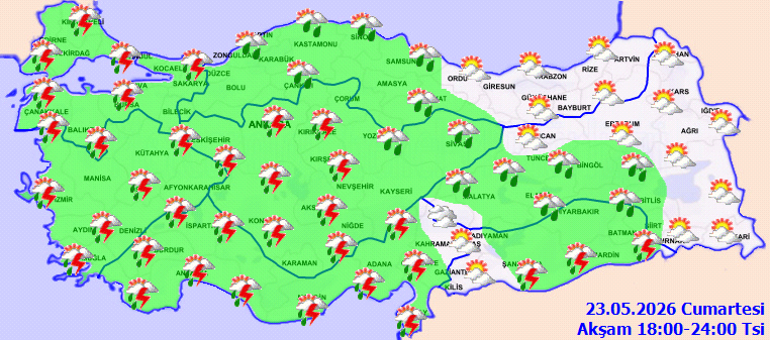45 il için sarı kodlu alarm Meteoroloji bölge bölge uyardı: Kuvvetli yağış geliyor | Bayram tatilinde hava nasıl olacak