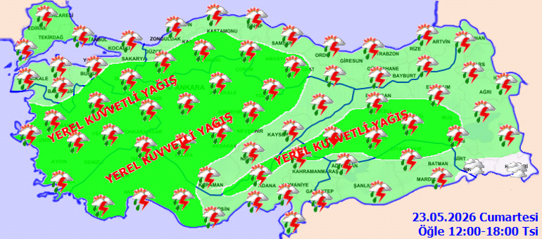 45 il için sarı kodlu alarm Meteoroloji bölge bölge uyardı: Kuvvetli yağış geliyor | Bayram tatilinde hava nasıl olacak