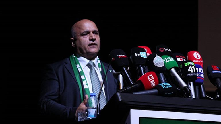 Kocaelisporda Recep Durul yeniden başkan seçildi