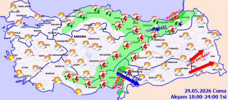 Meteorolojiden yağmur, fırtına ve dolu uyarısı... 8 ile sarı kodlu alarm