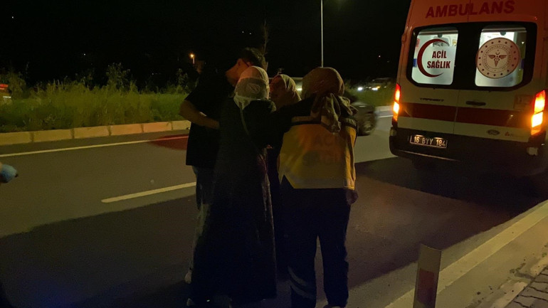 Otomobil zeytinliğe uçtu: 2si çocuk 4 yaralı