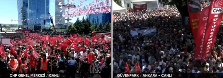 İşte ilk fotoğraf Kılıçdaroğlu 2.5 yıl sonra CHP binasında: Karanfillerle ve Halkın umudu Kılıçdaroğlu sloganları ile karşılandı