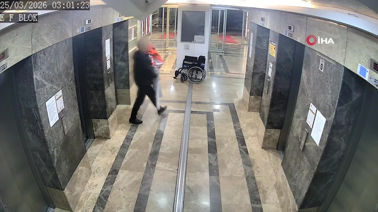 Baş şüpheli çarşafla yanına gitmiş