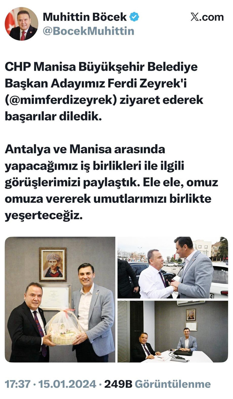 Özgür Özel rüşvetçi başkanını çarpmış
