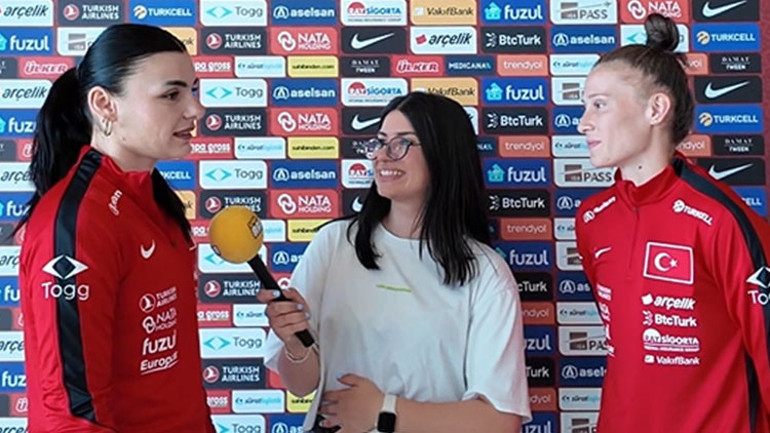 A Milli Kadın Futbol Takım kaptanlarından A Milli Erkek Takımımıza çağrı