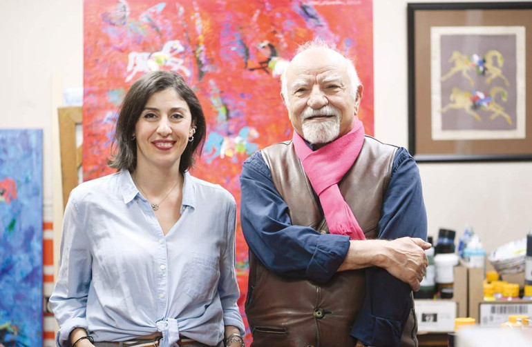 Fevzi Karakoç’la sanat konuştuk... Tuvalde ‘At koşturan’ ressam