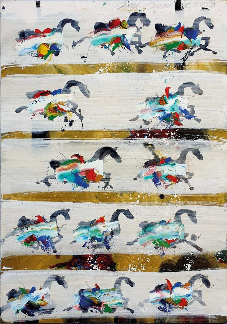 Fevzi Karakoç’la sanat konuştuk... Tuvalde ‘At koşturan’ ressam