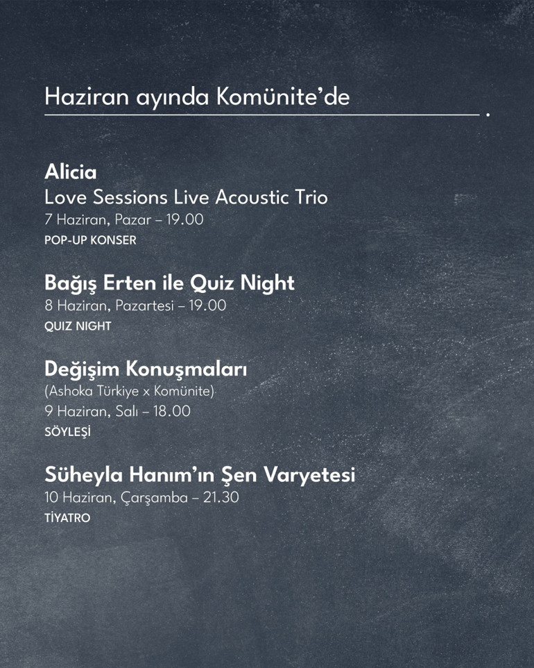 Haftanın kültür sanat ajandası