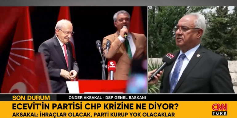 Özgür Özel DSPyi bize verin mi dedi Önder Aksakal, CNN TÜRKe anlattı