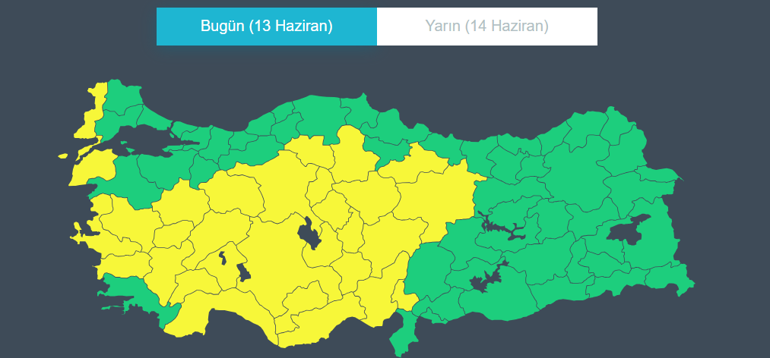  Kuvvetli yağış geliyor