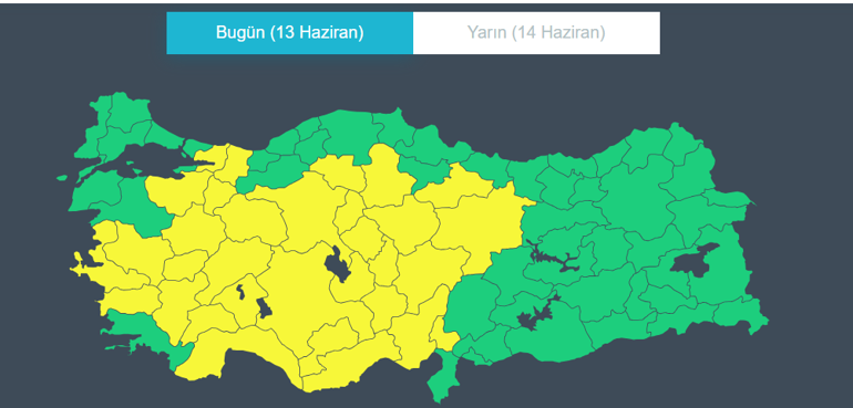 32 il için sarı kodlu alarm Prof. Dr. Şenden süper hücre uyarısı... Bu sene Türkiyede bu tür doğal afetleri biraz fazla göreceğiz