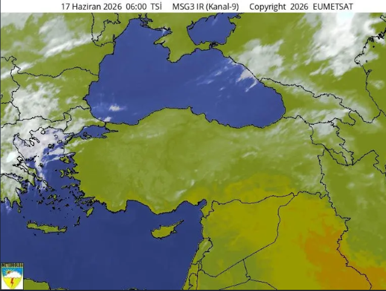 Meteorolojiden birçok bölge için yerel sağanak yağış uyarısı