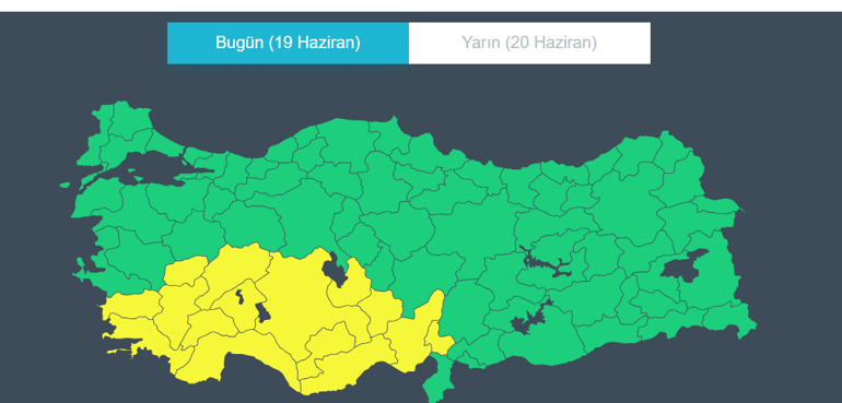 Meteorolojiden 15 il için kritik uyarı: Kuvvetli yağış ve fırtınaya dikkat