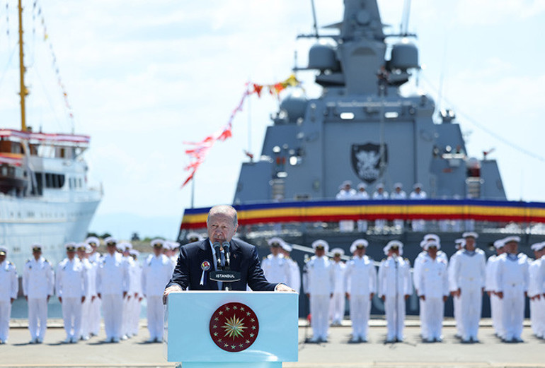 Türkiye tarihinde bir ilk Cumhurbaşkanı Erdoğan: Gemilerimizi en az yüzde 80 yerlilikle üretiyoruz