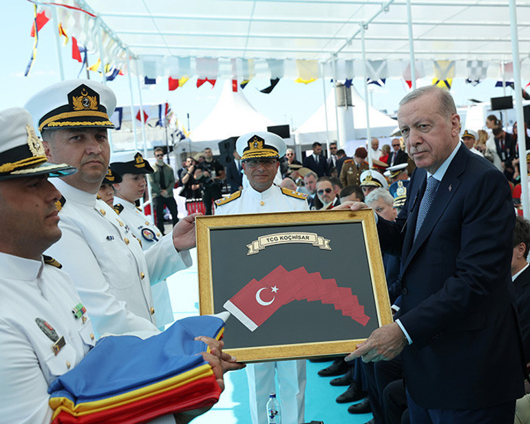 Türkiye tarihinde bir ilk Cumhurbaşkanı Erdoğan: Gemilerimizi en az yüzde 80 yerlilikle üretiyoruz
