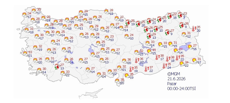 Meteorolojiden uyarı: Bazı bölgelerde sağanak yağış ve kuvvetli rüzgar bekleniyor