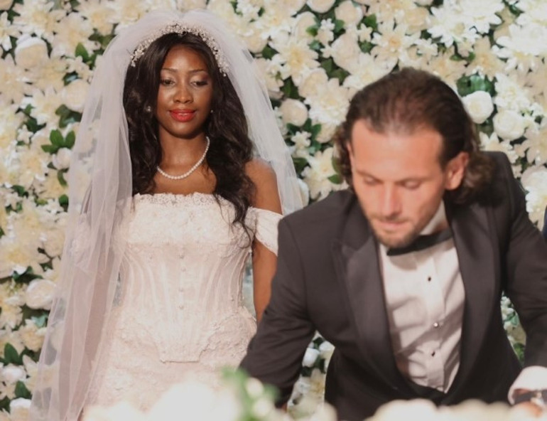 Binlerce kilometrelik aşk nikah masasında taçlandı