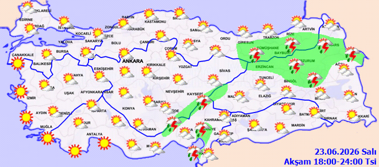 Meteorolojiden kuvvetli rüzgar ve toz taşınımı uyarısı Bugün hava nasıl olacak İşte son hava durumu tahmini...