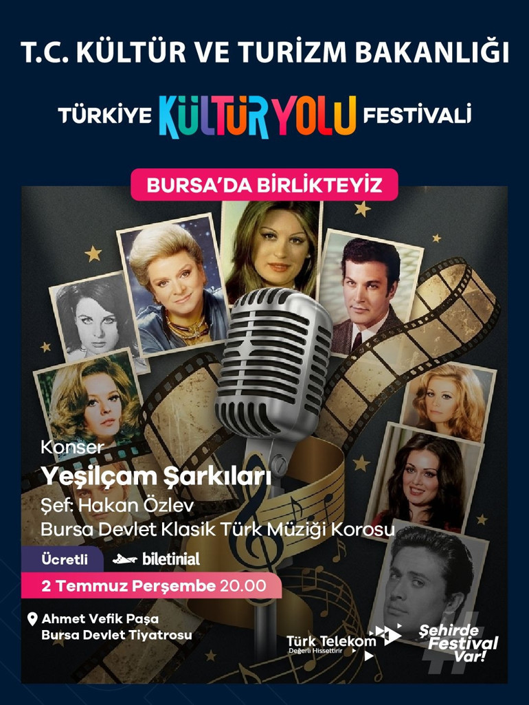 Türkiye Kültür Yolu Festivali’nin sekizinci durağı Bursa olacak