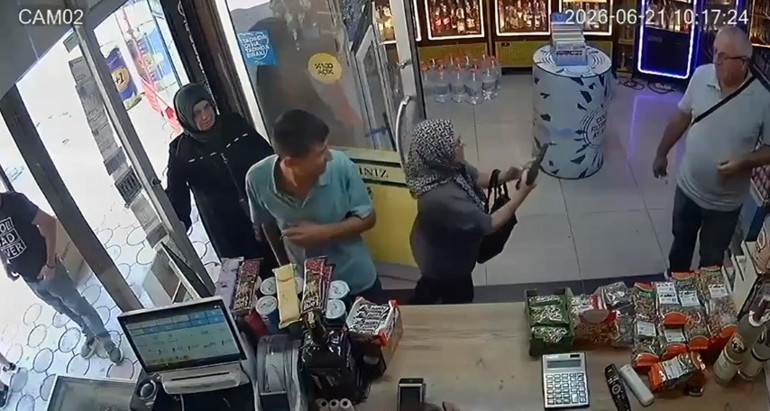  Tekirdağdaki akılalmaz olay kamerada