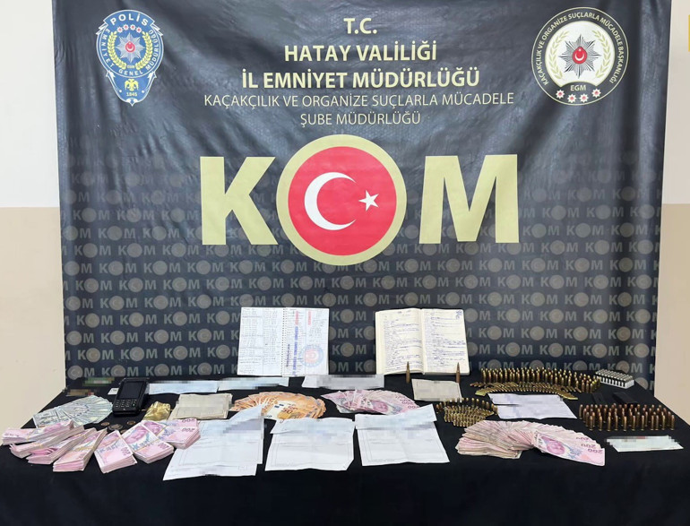 Hatayda dernek adı altında kumar oynatan ve tefecilik yapanlara operasyon