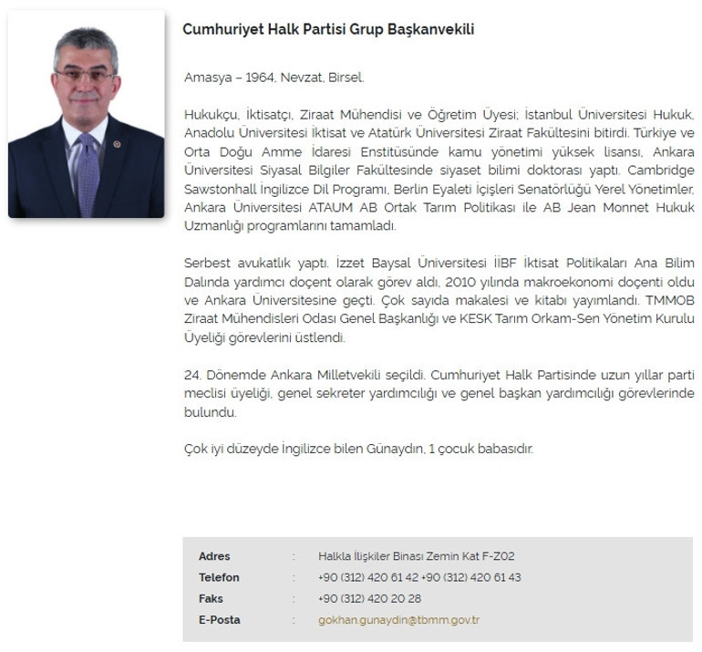 Gökhan Günaydın TBMM Grup Başkanvekilliği görevine döndü