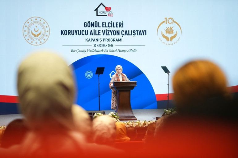 Emine Erdoğan, Gönül Elçileri Koruyucu Aile Vizyon Çalıştayı Kapanış Programında konuştu