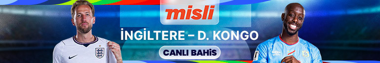 İngiltere, Demokratik Kongo karşısında Dünya Kupası heyecanı canlı sohbet ile Misli’de