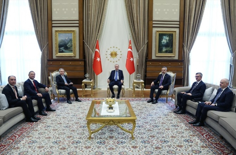 Cumhurbaşkanı Erdoğan, Ceenbek Kulubayevi kabul etti