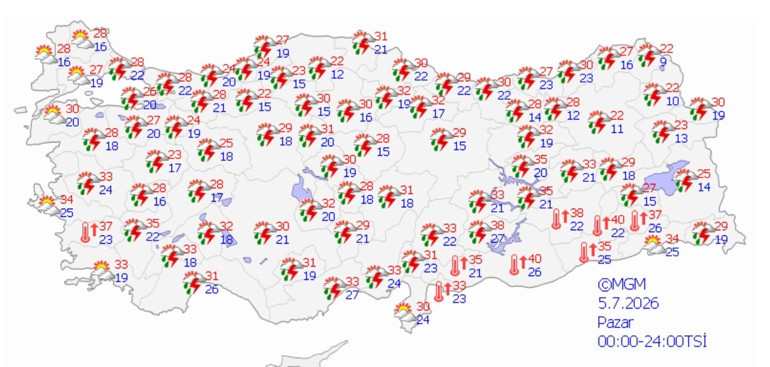 Hafta sonu serinleyeceğiz