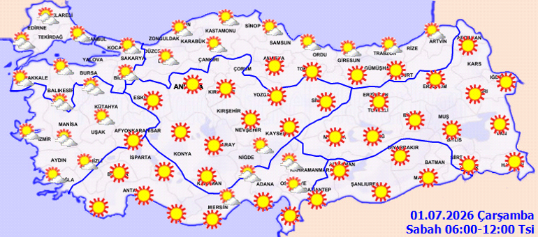  Gök gürültülü sağanak geliyor