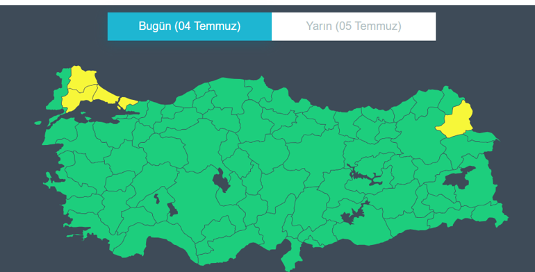 Afete dönüşebilir
