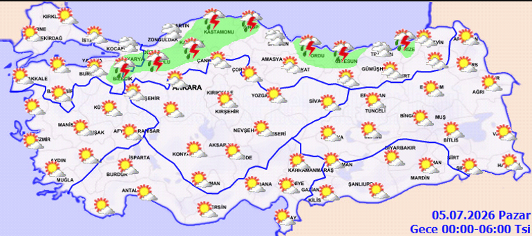 Meteoroloji’den 5 il için bir uyarı daha Fırtına, sel ve doluya dikkat