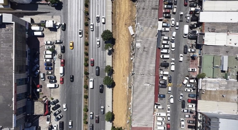 İstanbulda tepki çeken manzara Otopark için ağaçları kestiler iddiası