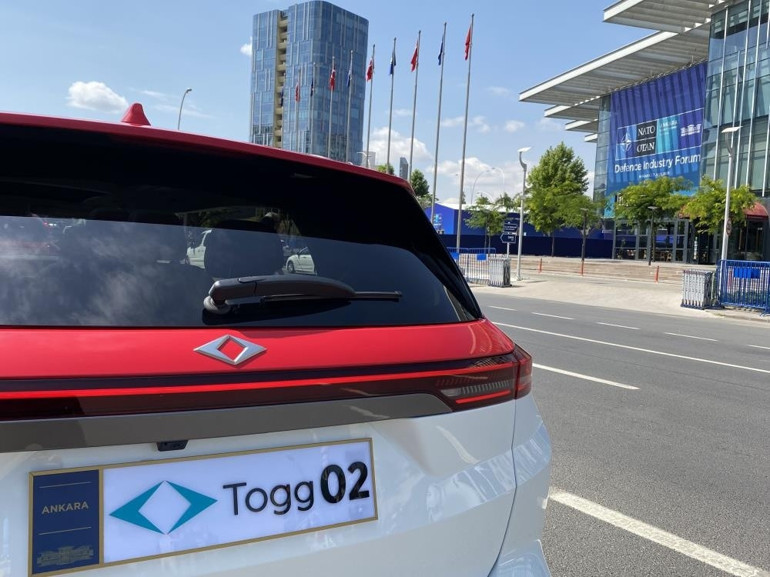 Togg’dan NATO sürprizi Özel olarak tasarlandı