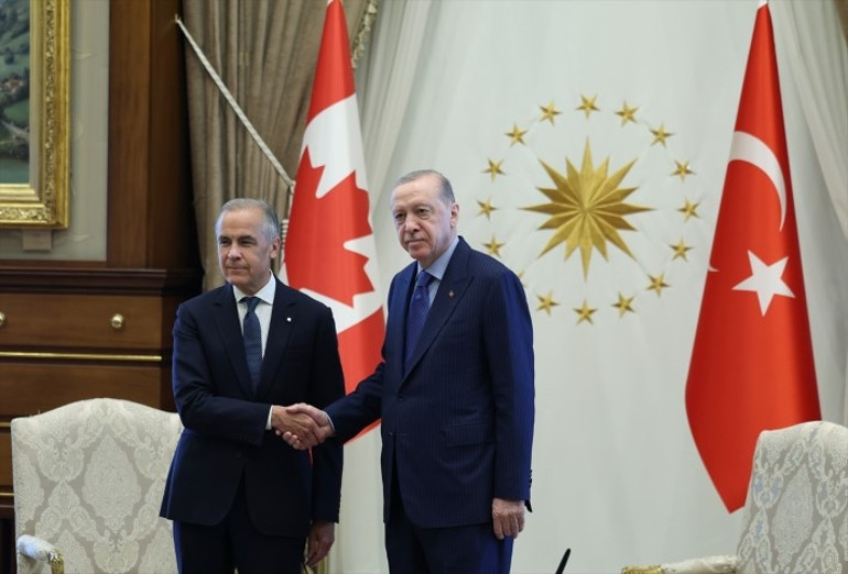 Cumhurbaşkanı Erdoğan, Kanada Başbakanını kabul etti