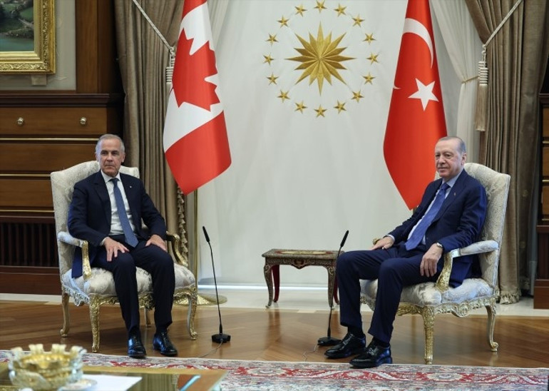 Cumhurbaşkanı Erdoğan, Kanada Başbakanını kabul etti