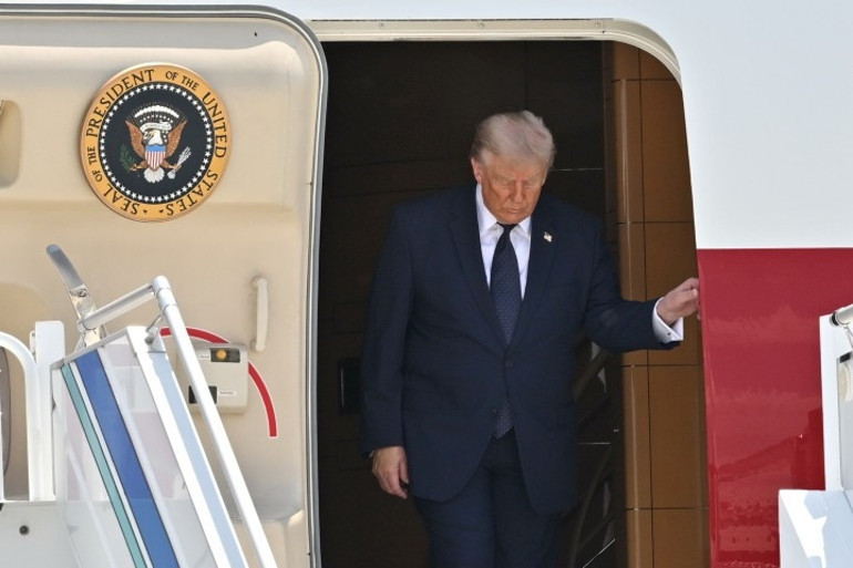 400 milyon dolarlık uçak ABD Başkanı Trump yeni Air Force One uçağıyla Türkiyeye geldi