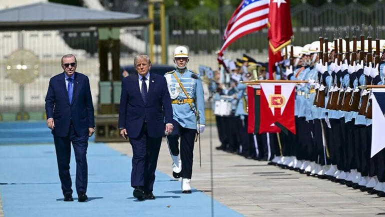 ABD Başkanı Trumpa A+ tipi resmi törenle karşılama... Törende ilgi çeken detay