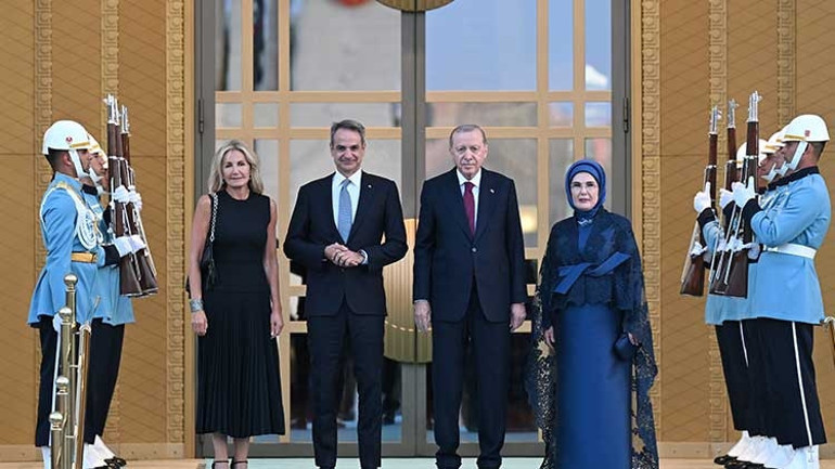 Beştepede tarihi NATO resepsiyonu Erdoğan çifti liderleri karşıladı