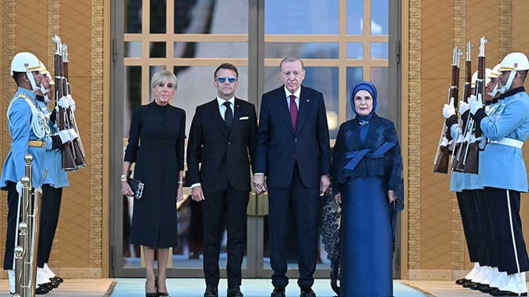 Beştepede tarihi NATO resepsiyonu Erdoğan çifti liderleri karşıladı