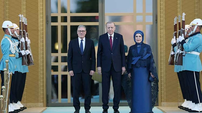 Beştepede tarihi NATO resepsiyonu Erdoğan çifti liderleri karşıladı