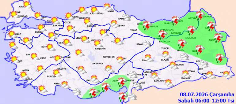 Meteorolojiden gök gürültülü sağanak uyarısı İstanbul için tarih verildi