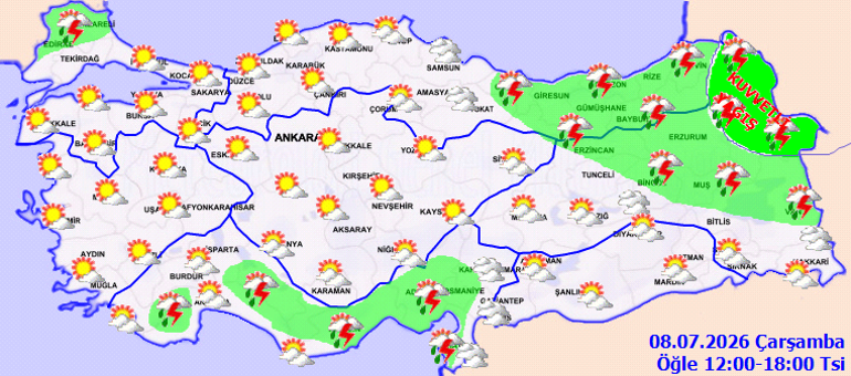 Meteorolojiden gök gürültülü sağanak uyarısı İstanbul için tarih verildi