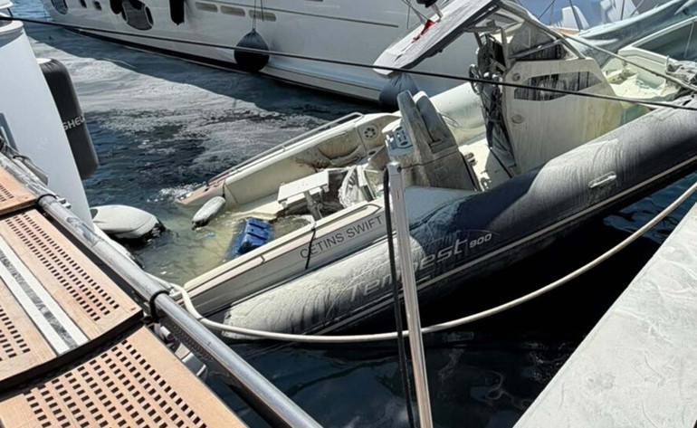 Bodrum’da marinada lastik botta patlama paniği: 1 yaralı