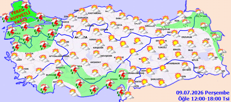 Son dakika hava durumu raporları: İstanbul dahil 5 il için sarı kodlu meteorolojik uyarı
