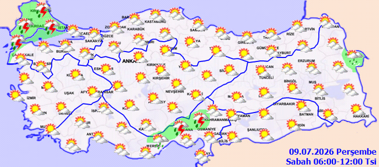 Son dakika hava durumu raporları: İstanbul dahil 5 il için sarı kodlu meteorolojik uyarı